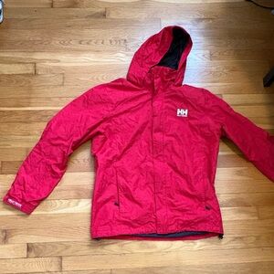 Helly Hansen Kids Bright Red Raincoat